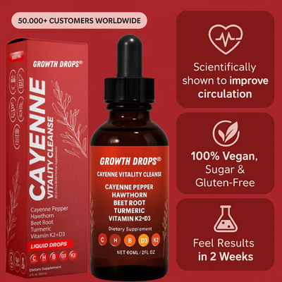 Growth Drops - Cayenne Pepper Drops