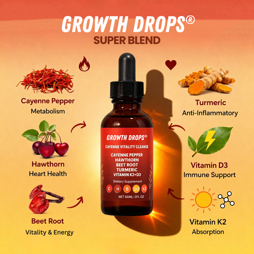 Growth Drops - Cayenne Pepper Drops